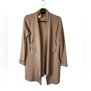 Twelfth Love Cardigan Women Small Blush Open Front Pockets Cottagecore Longline